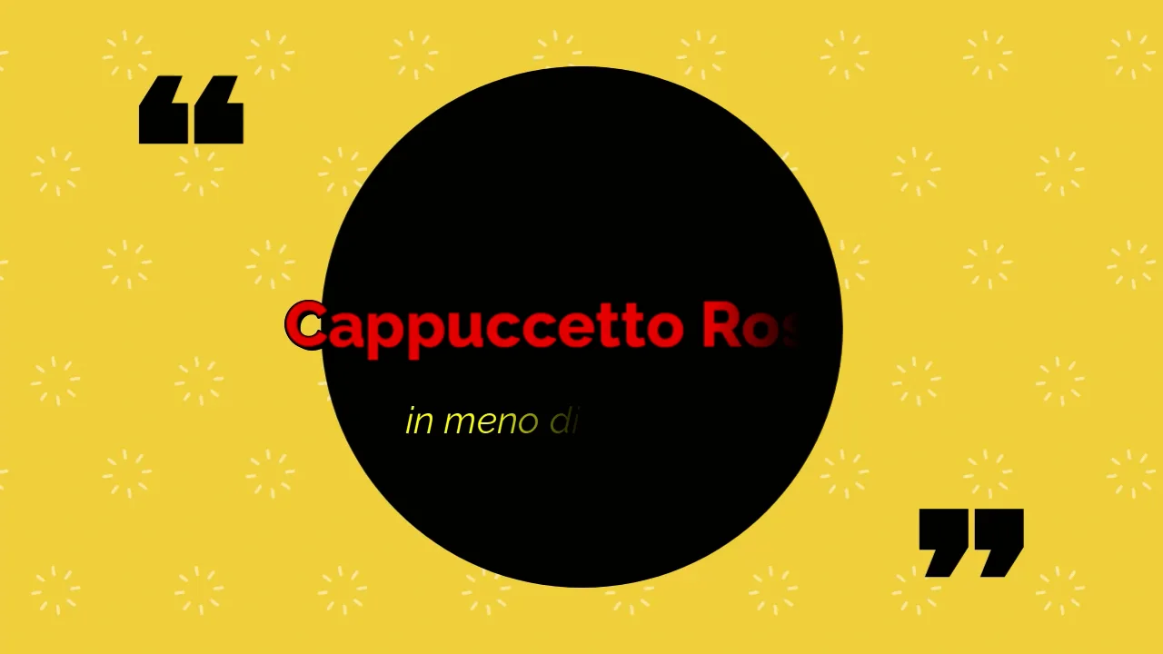 Cappuccetto rosso - Area onlus