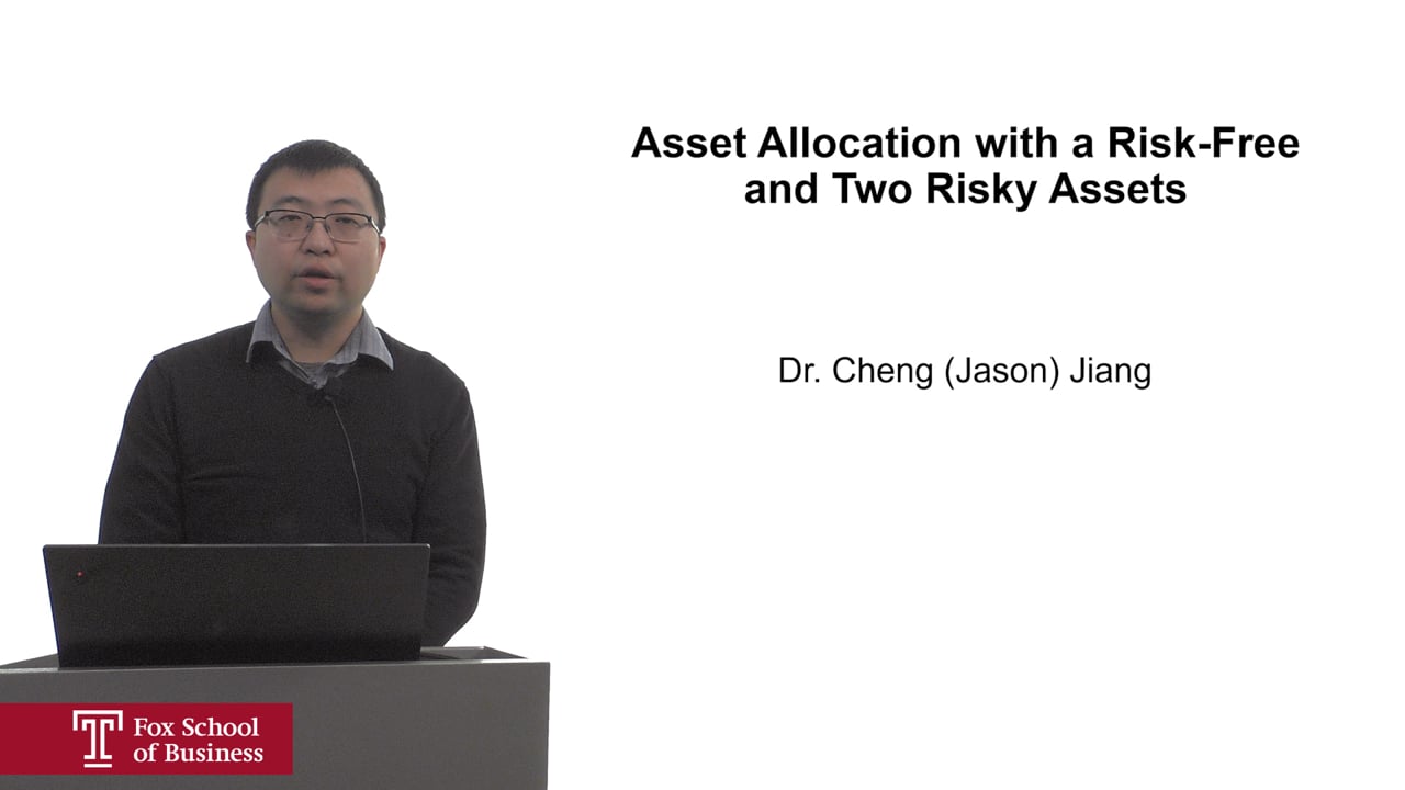 Asset Allocation with a Risk-Free and Two Risky Assets