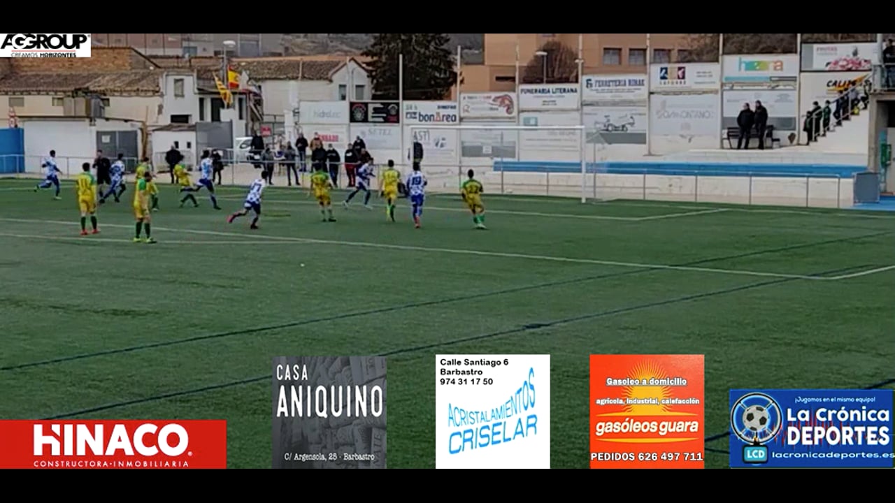 (RESUMEN y GOLES) CDJ Tamarite 10-0 Almunia de San Juan / J20 / Preferente Gr1