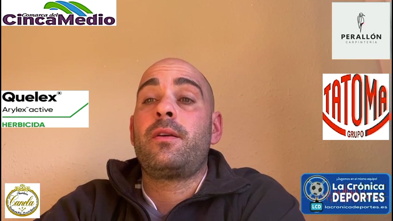 CARLOS GIL (Entrenador Caspe) D. Aragón 2-1 CD Caspe / Jornada 23 / 3ª División