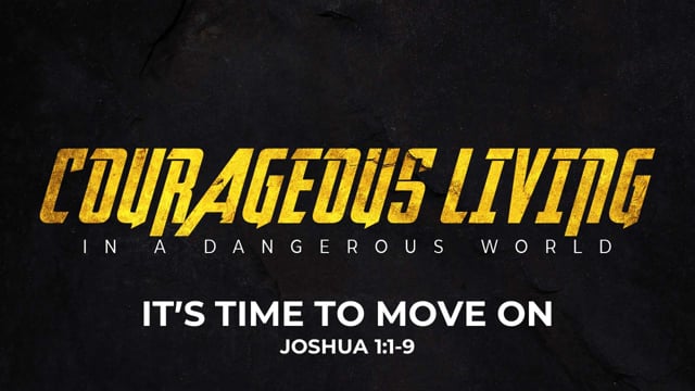 It's Time to Move On