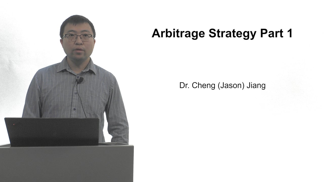 Arbitrage Strategy Part 1