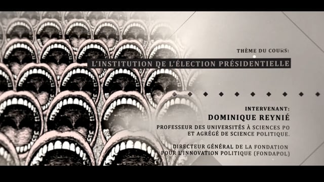 Dominique Reynié: L’institution de l’élection présidentielle   ( 1947-1965 )