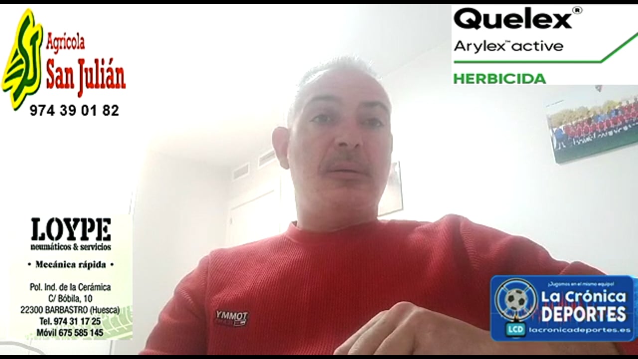 HUMBERTO ARTO (Entrenador Cariñena) CD Cariñena 2-3 CF Illueca / Jornada 23 / 3ª División