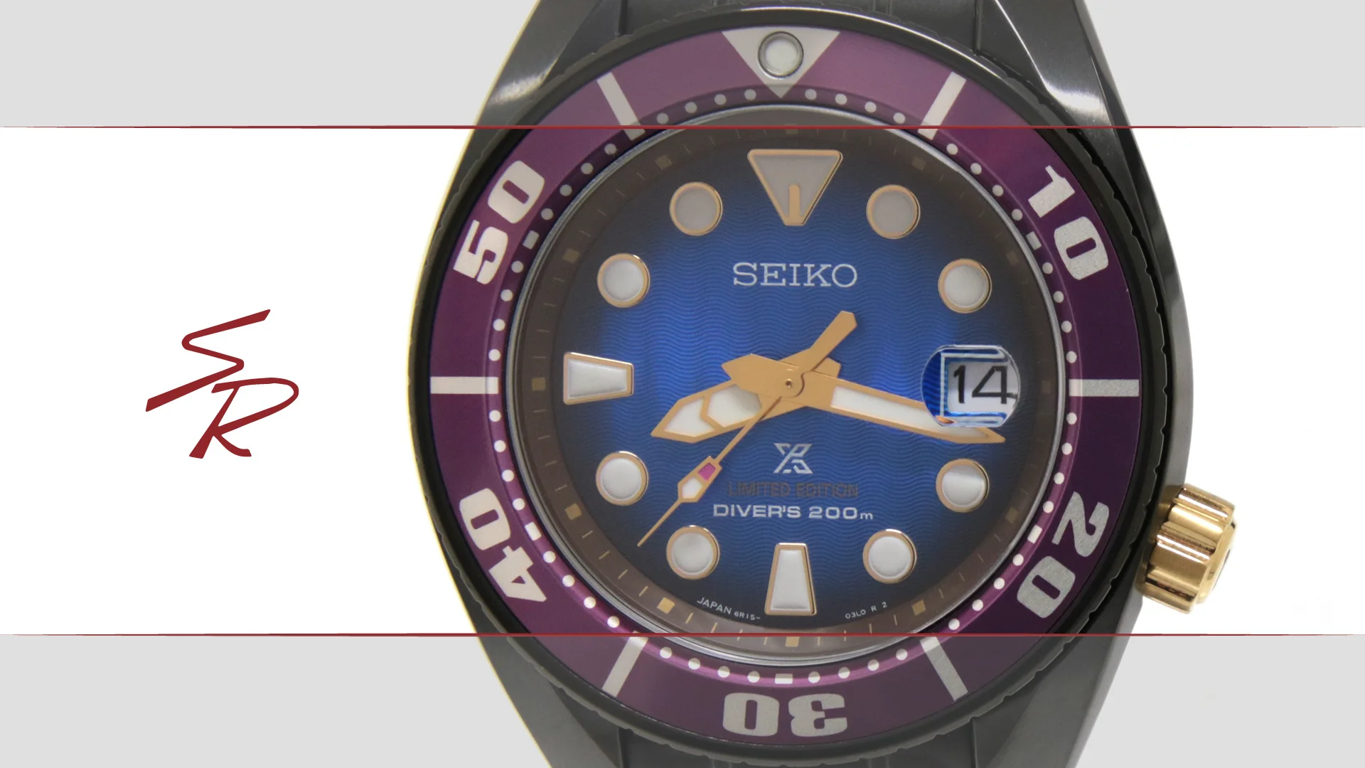 Purple Zimbe Sumo Seiko 8601621D Purple Bezel SPB055 Prospex Zimbe