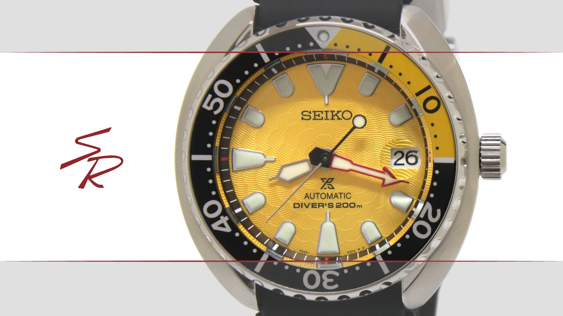 Seiko yellow outlet mini turtle