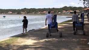 ALONG THE BEACH