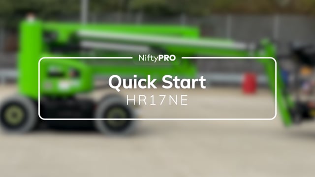 HR15N / HR17N (electric mk1) - Quick Start