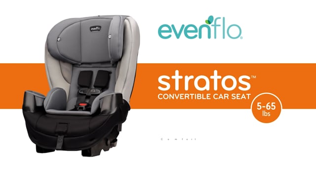 Evenflo Stratosコンバーチブルカーシート シルバーアイス Ice Stratos Seat, Car Convertible Silver
