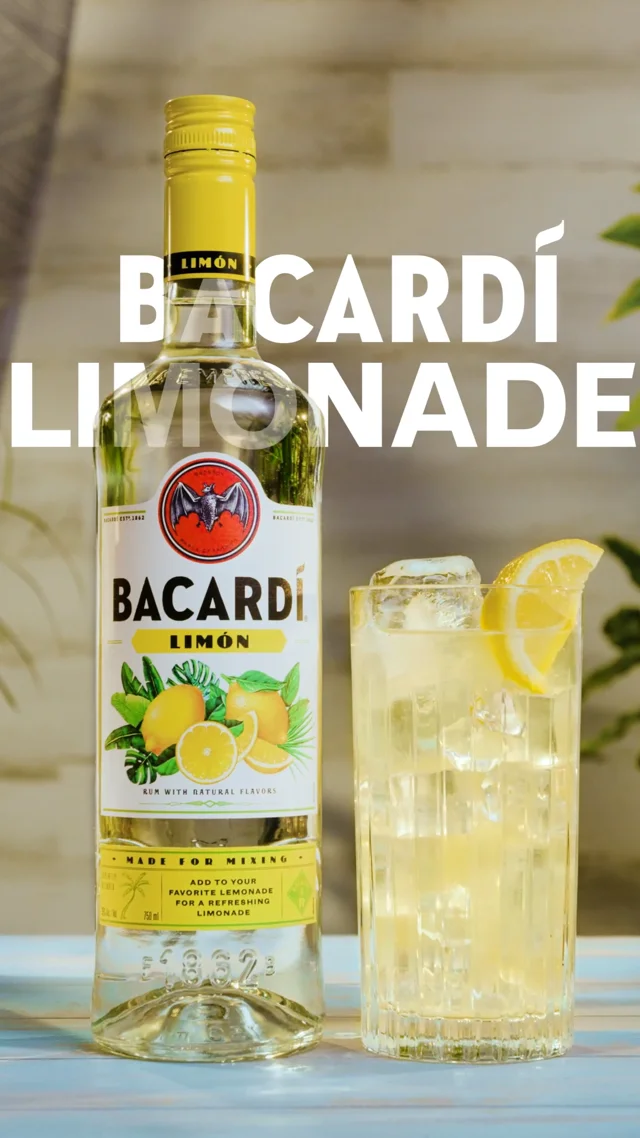 BACARDÍ Limón Rum | Lemon Rum | Lemon Flavoured Rum | BACARDÍ US