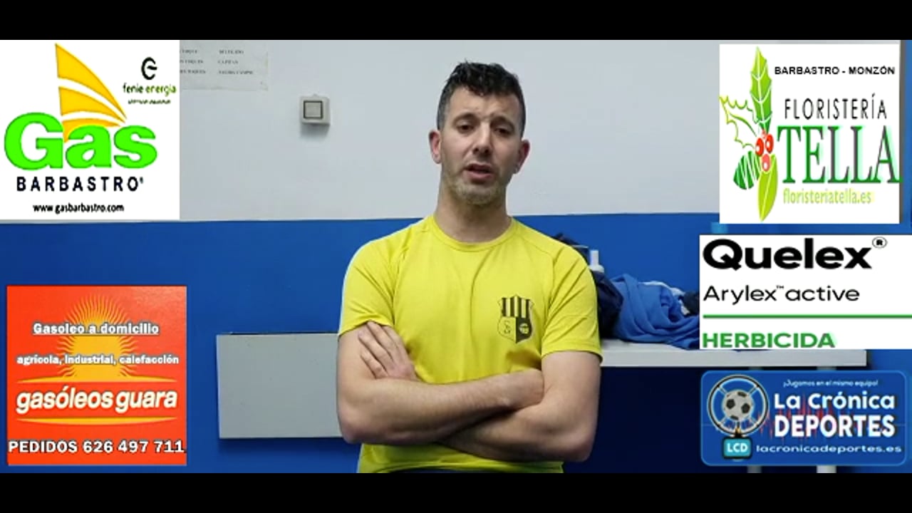 CARLOS GALLIZO (Entrenador Santa Anastasia) SD Borja 1-1 Santa Anastasia / J 23 / 3ª División