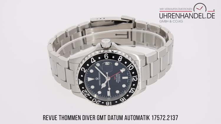 Revue thommen diver gmt automatic hot sale