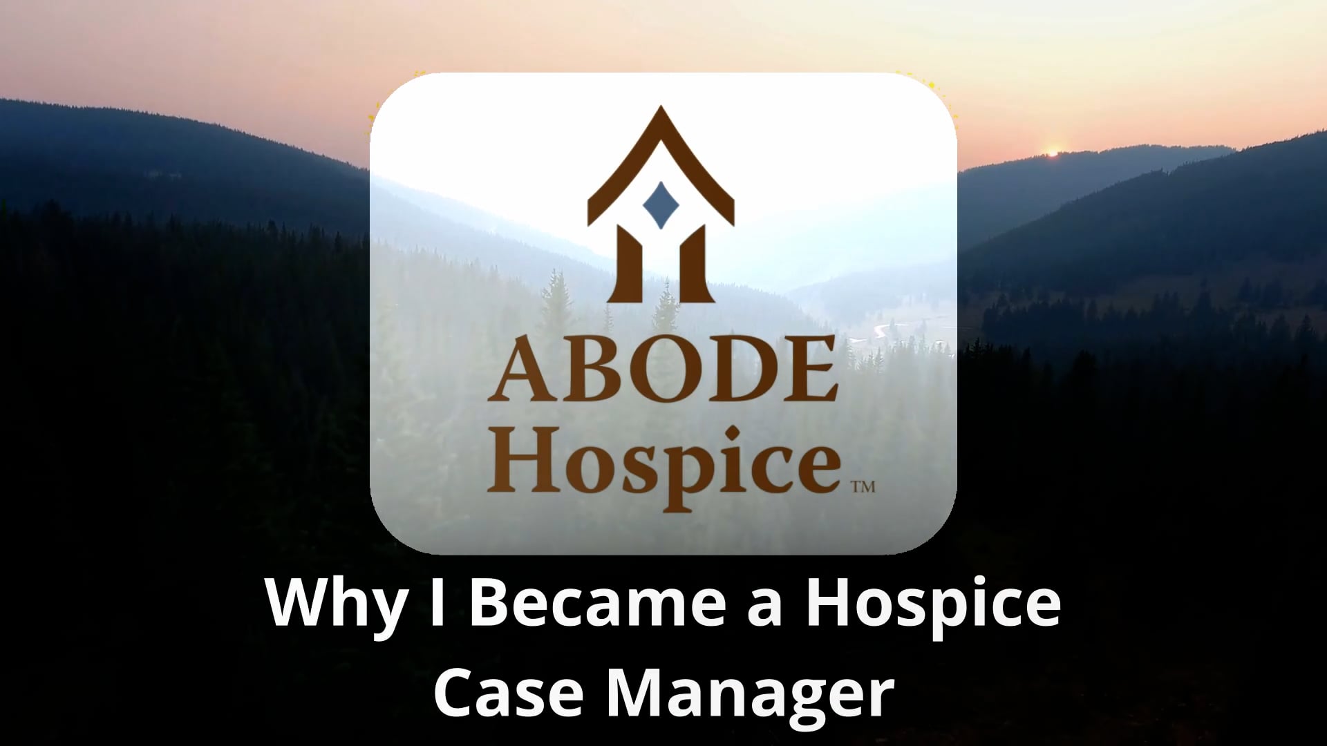 Why i became a hospice rn case manager abode hospice on vimeo