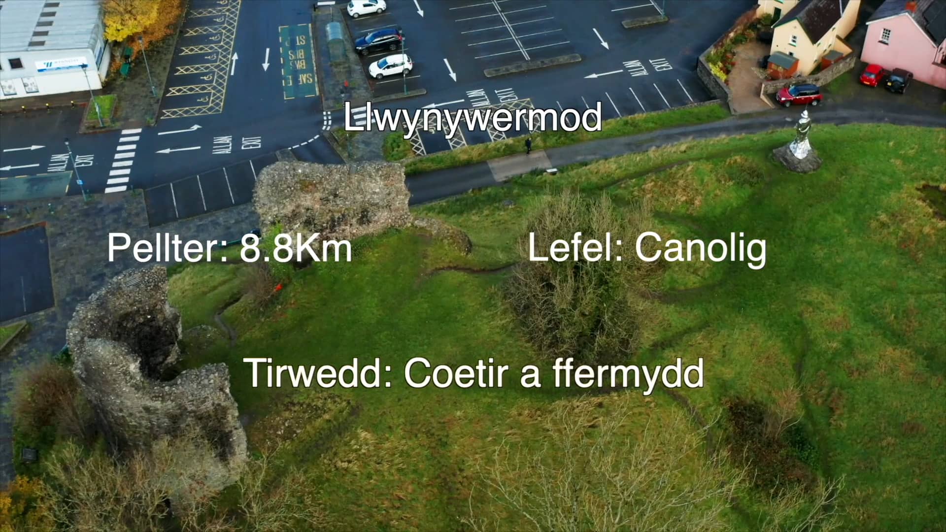 Taith Cerdded Llwynywermod on Vimeo