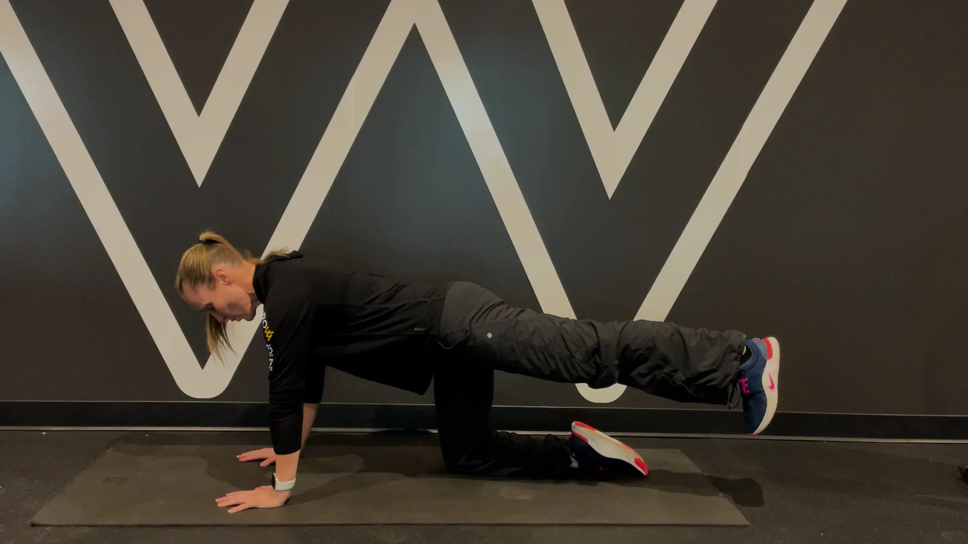 Row House Floor Exercise Video Library Quad Kick Backs on Vimeo