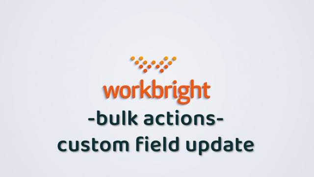 How to Update Custom Fields in Bulk