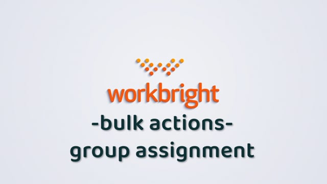 How to Update Staff Group Assignment in Bulk