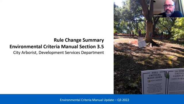 Rule Change Summary Environmental Criteria Manual Section 3.5