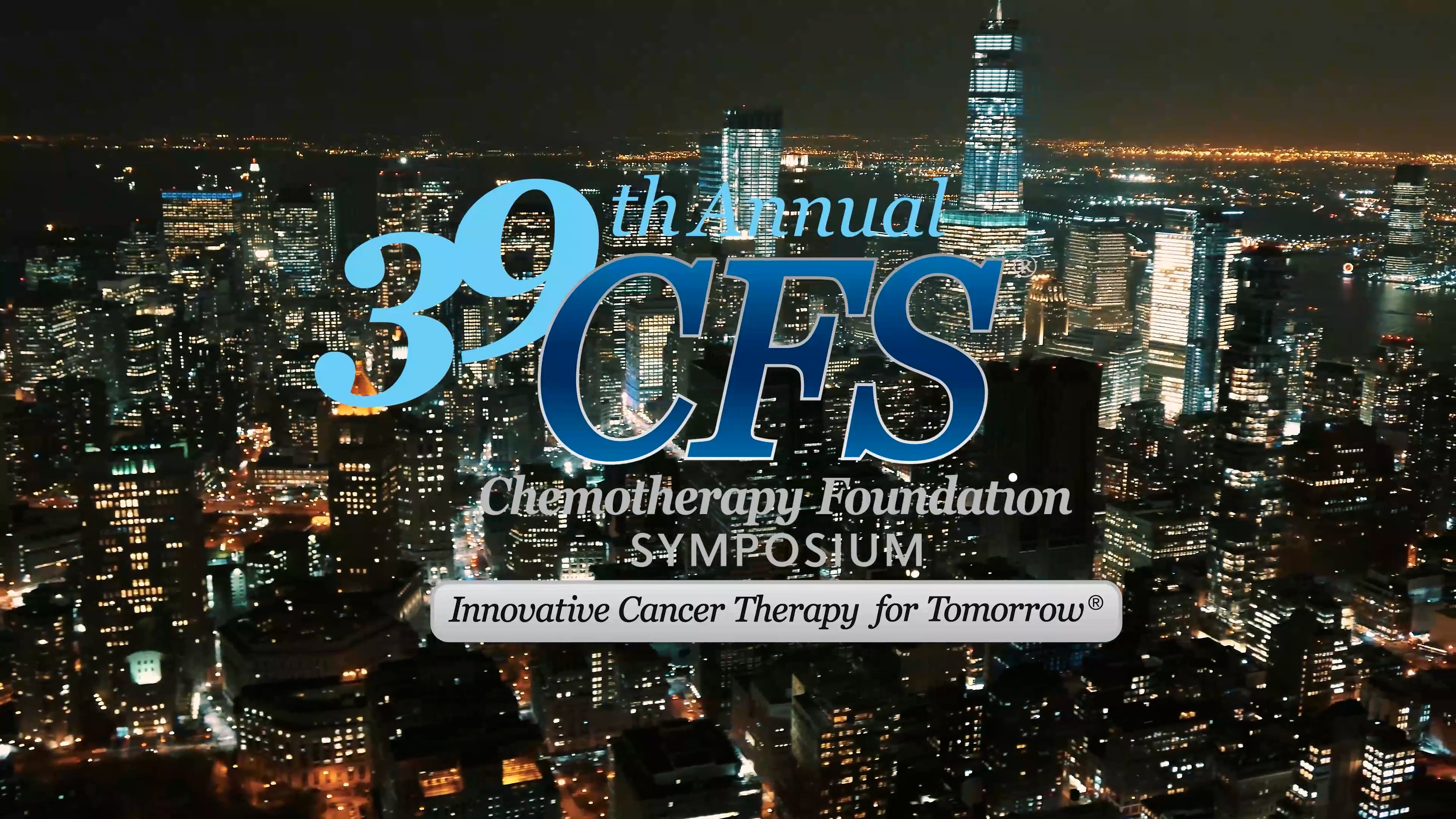PER Chemotherapy Foundation Symposium (CFS) Conference video by