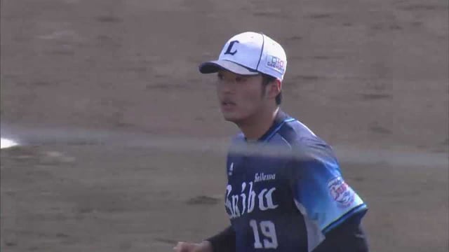 【春季キャンプ紅白戦】ライオンズ・ドラ2佐藤隼輔がダブルプレーで初回無失点!! 2022年2月17日 埼玉西武ライオンズ