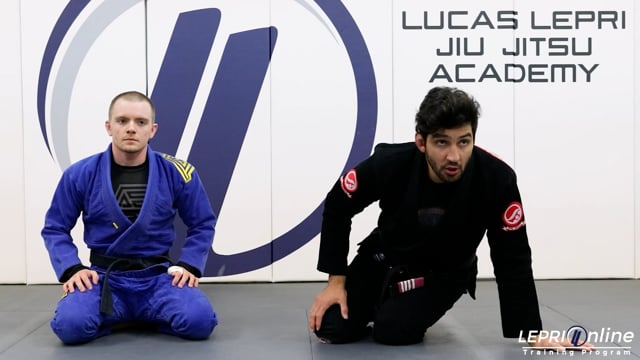 Open Guard to Half  Lasso to Armbar or Triangle