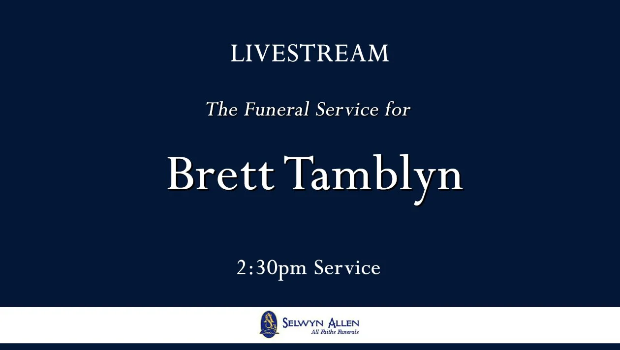 The Funeral Service for Brett Tamblyn on Vimeo