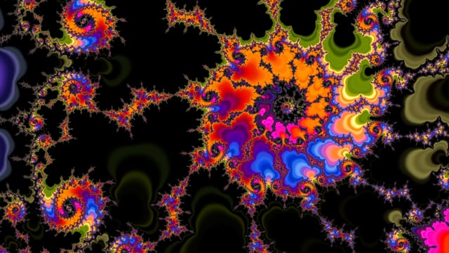 Lion Roars - Fractal Rendering HD, Stock Video