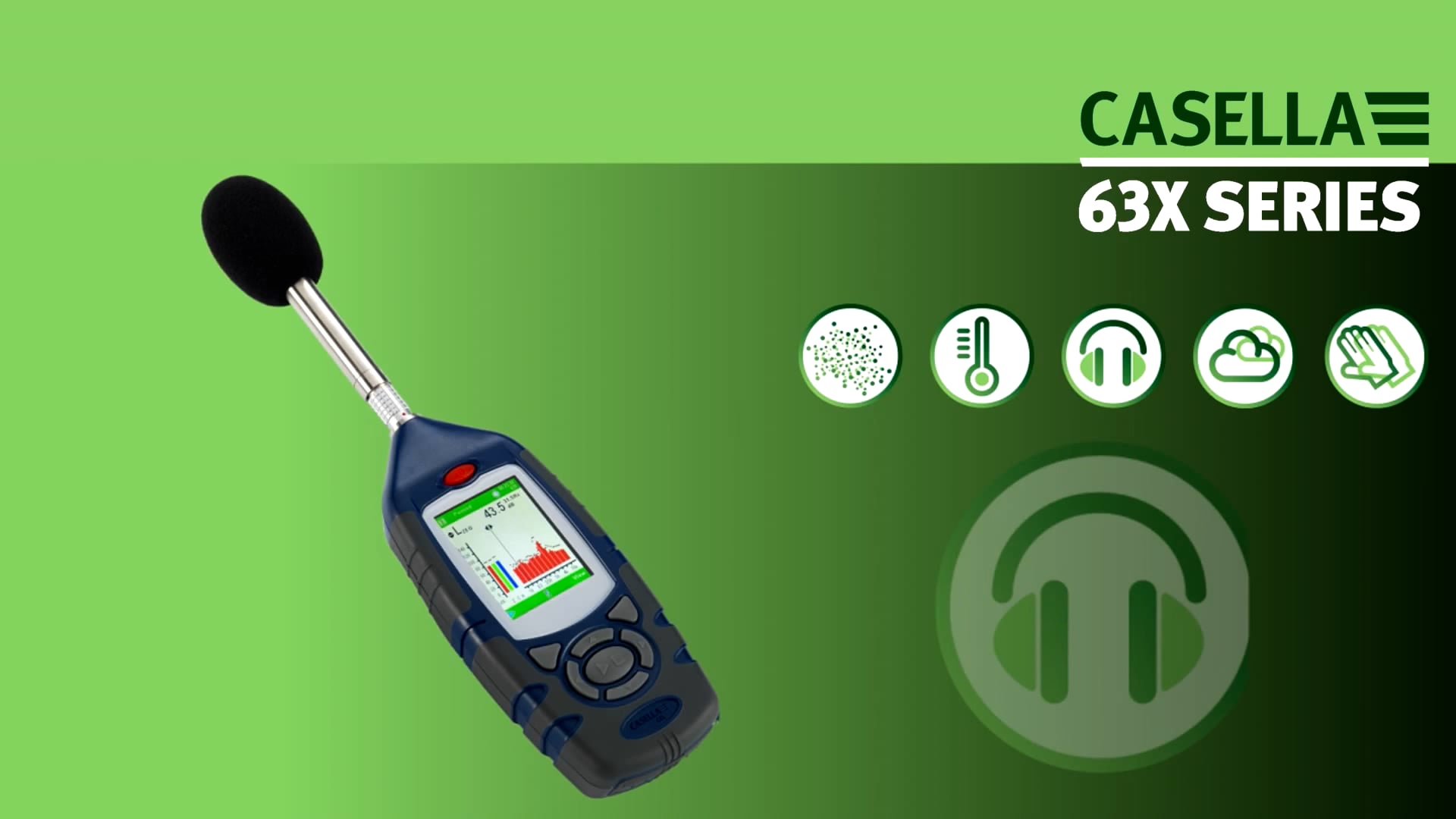 Casella's 63x Series Sound Level Meter (Workplace & Environmental
