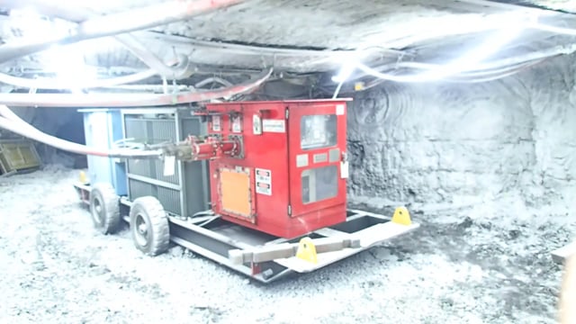 LED lights for underground coal mine substation