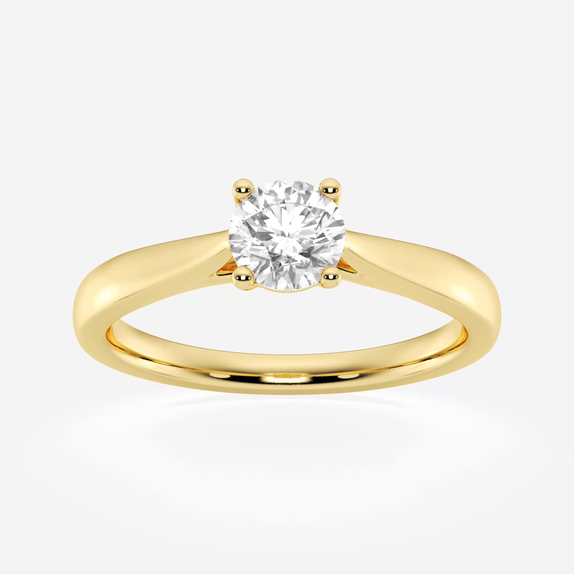 product video for 1/2 ctw Round Lab Grown Diamond Trellis Solitaire Engagement Ring