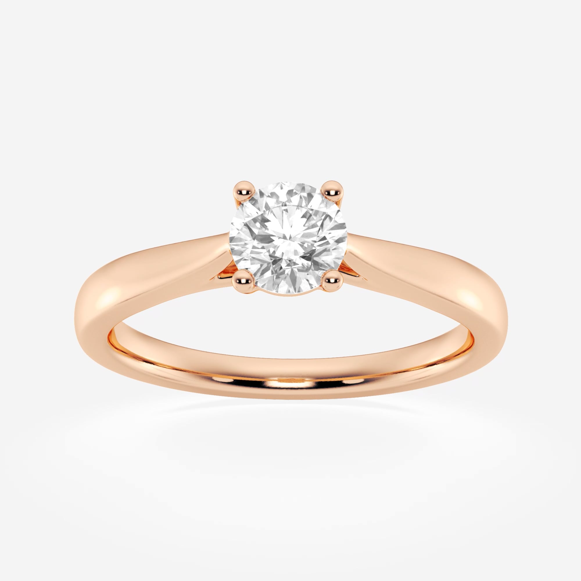 product video for 1/2 ctw Round Lab Grown Diamond Trellis Solitaire Engagement Ring