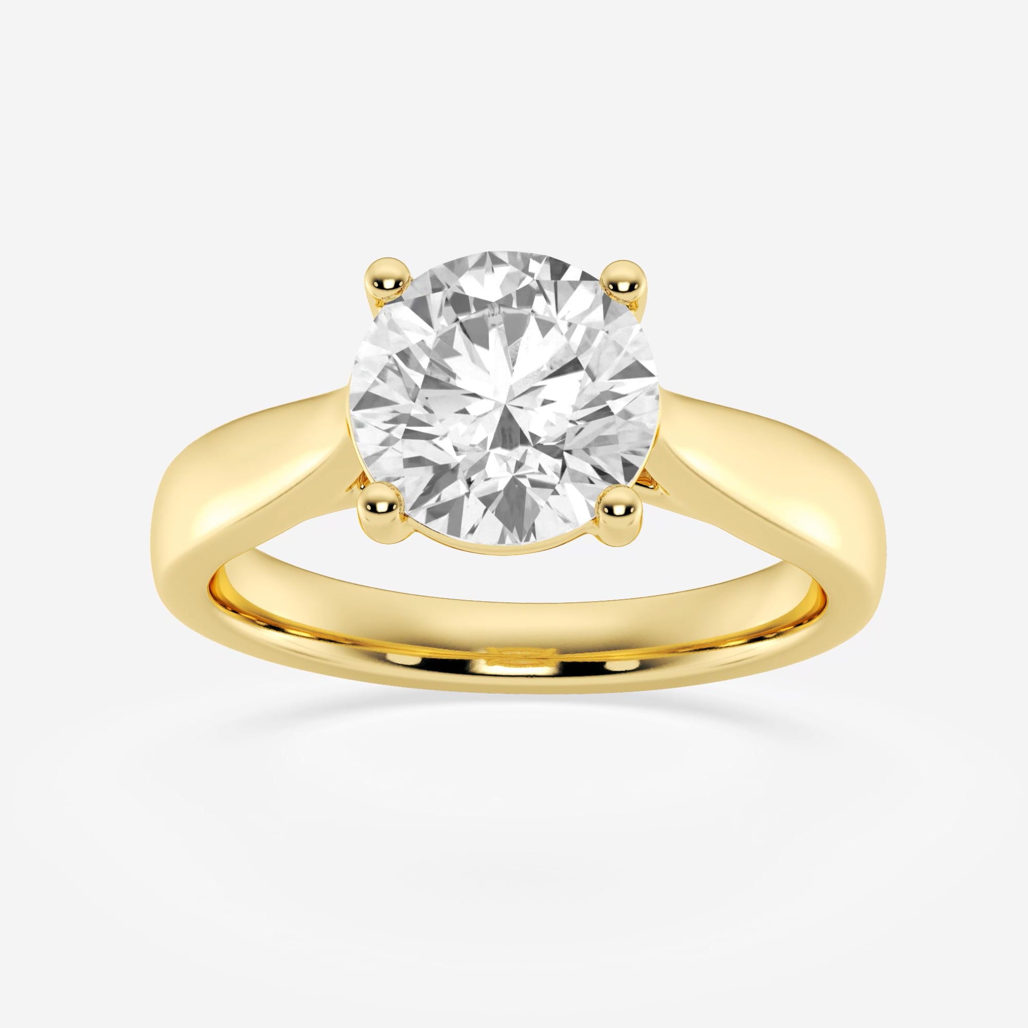 product video for 2 ctw Round Lab Grown Diamond Trellis Solitaire Engagement Ring