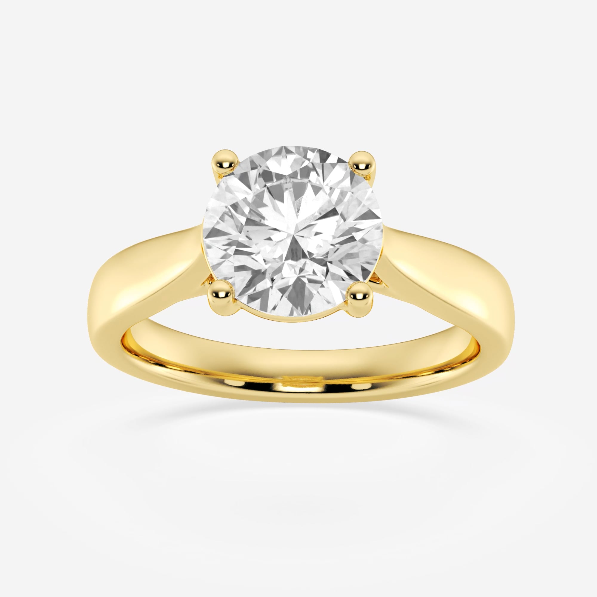 Zelda 1 1/2 ctw Round Lab Grown Diamond Trellis Solitaire