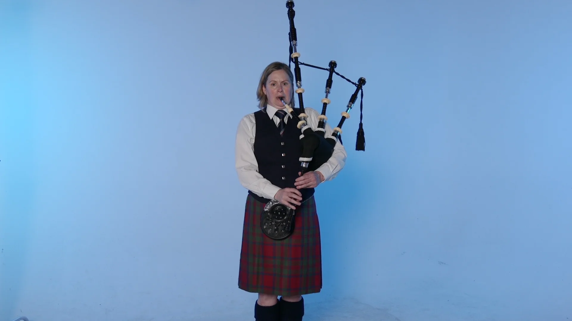 Practice Chanter Cornemuse Écossaise Highlands - Corps Palissandre Avec Anches Et Boîte