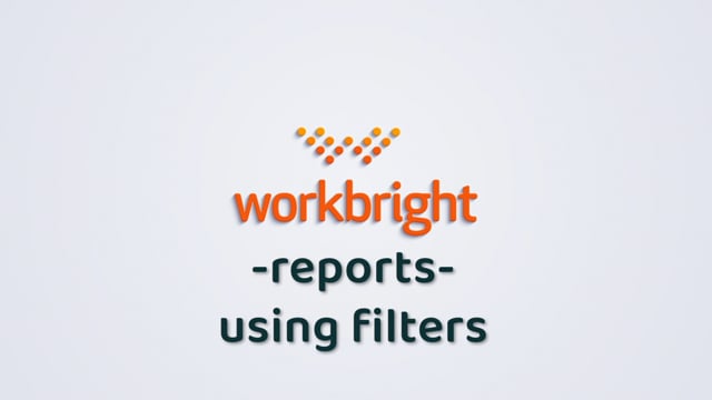 How to Filter the Results of a Report