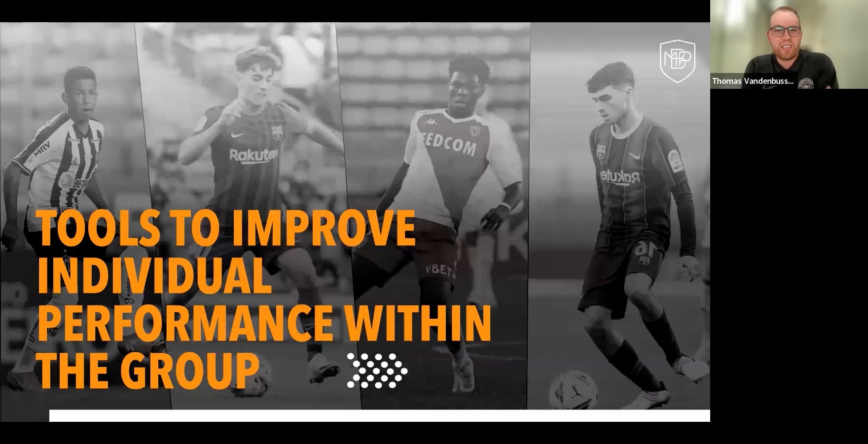 The tools to increase the individual player performance within the team ...