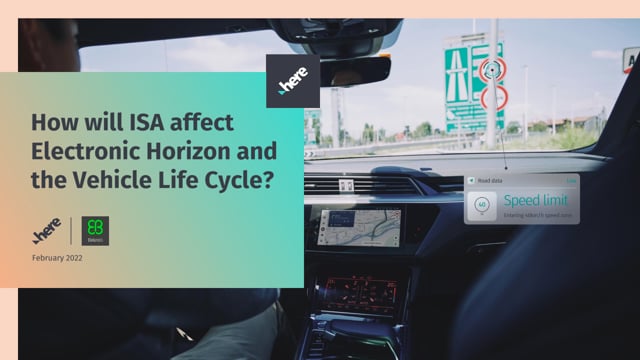 How will ISA affect electronic horizon and the vehicle life cycle?