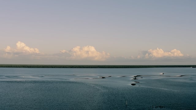 Beautiful view of open water. Just south of Everglade City southwest Florida.