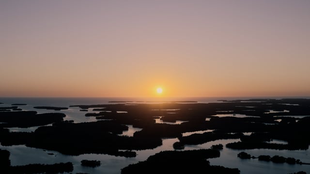 Everglade City sunset. Stunning magical setting sun. 