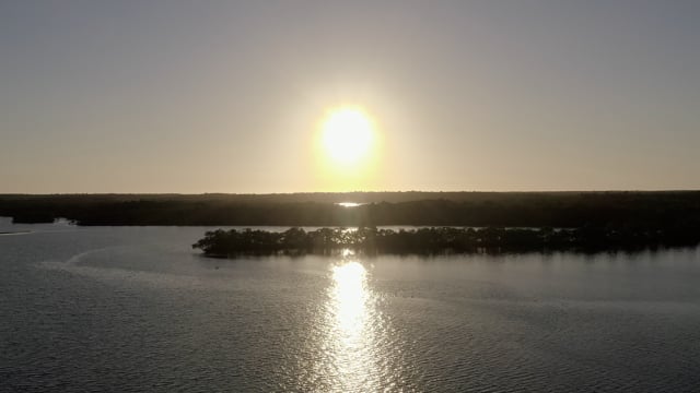 Sunsetting over a beautiful Florida coast