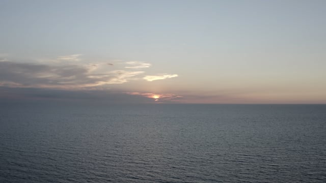 A beautiful coastal sunset in Florida.