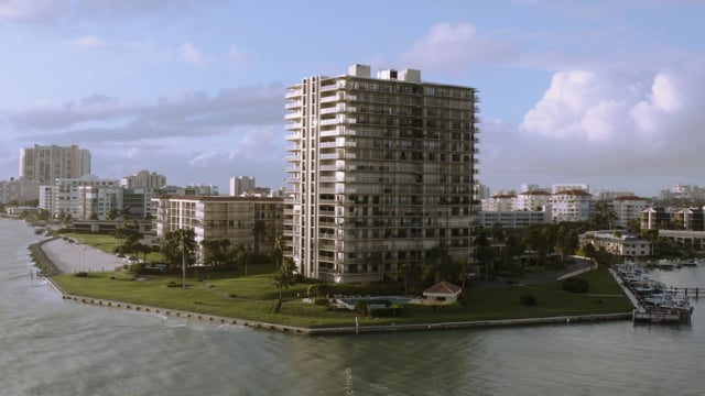 Southwest Florida condo buildings on stunning Marco Island.