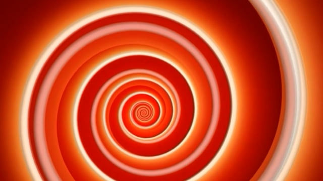 Hypnotic Steam Background. Orange Liquid, Stock Video