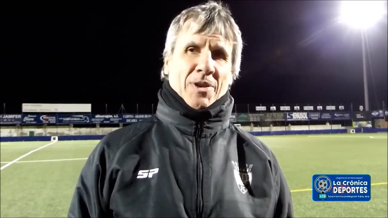 JUAN CARLOS BELTRÁN (Entrenador Utebo) UD Biescas 0-4 CF Utebo / Jornada 17 / 3ª División / Fuente: Deporte Cantera Sabiñánigo