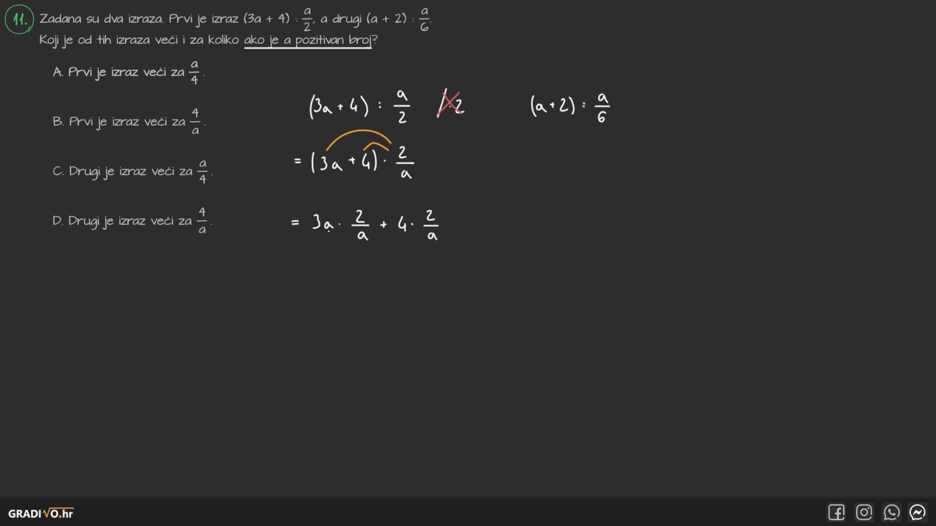 Matematika B - 2016. jesen, 11.