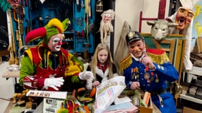 Een feestmuts maken met de Nar en steketee! - 20 februari 2022