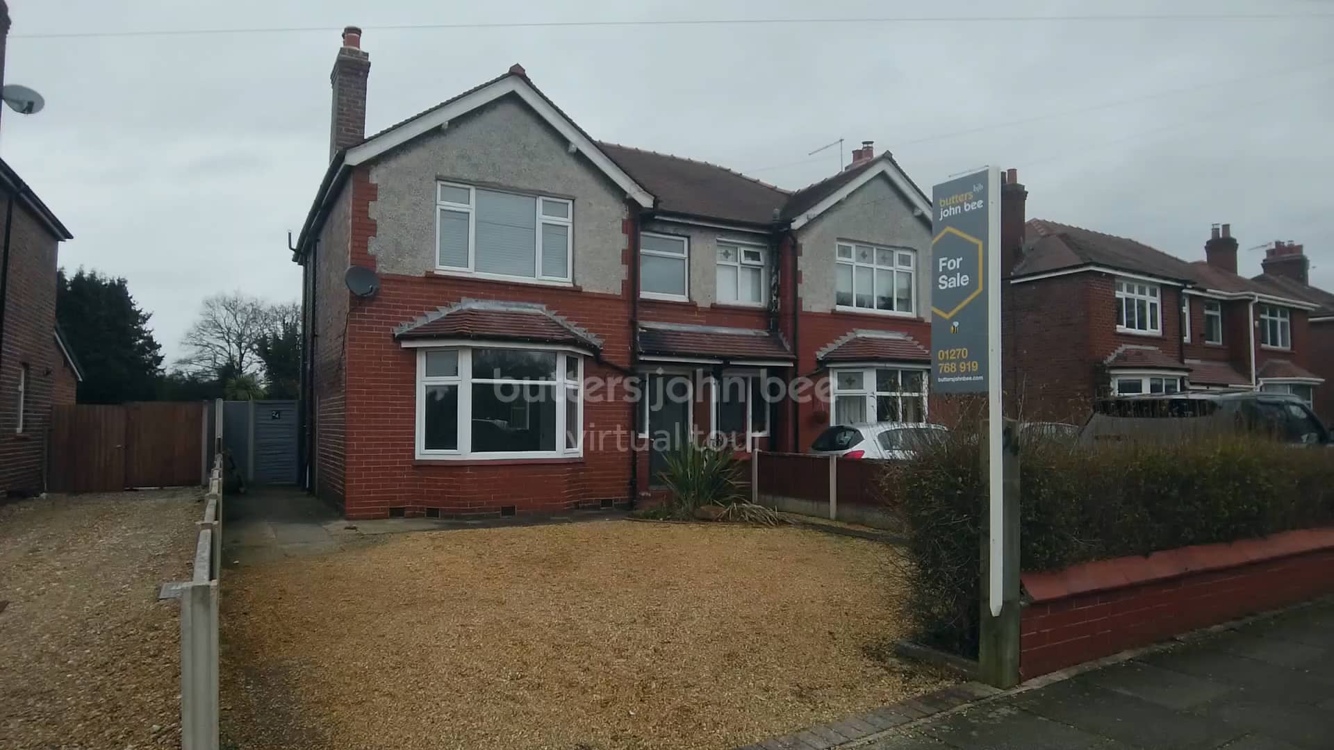 Virtual Viewing of Deans Lane, Sandbach, 3 bedroom SemiDetached House