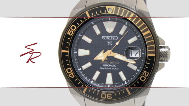 Seiko samurai outlet gold