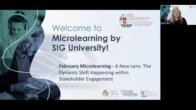 February Microlearning, brought to you by SIG University | 2.16.2022