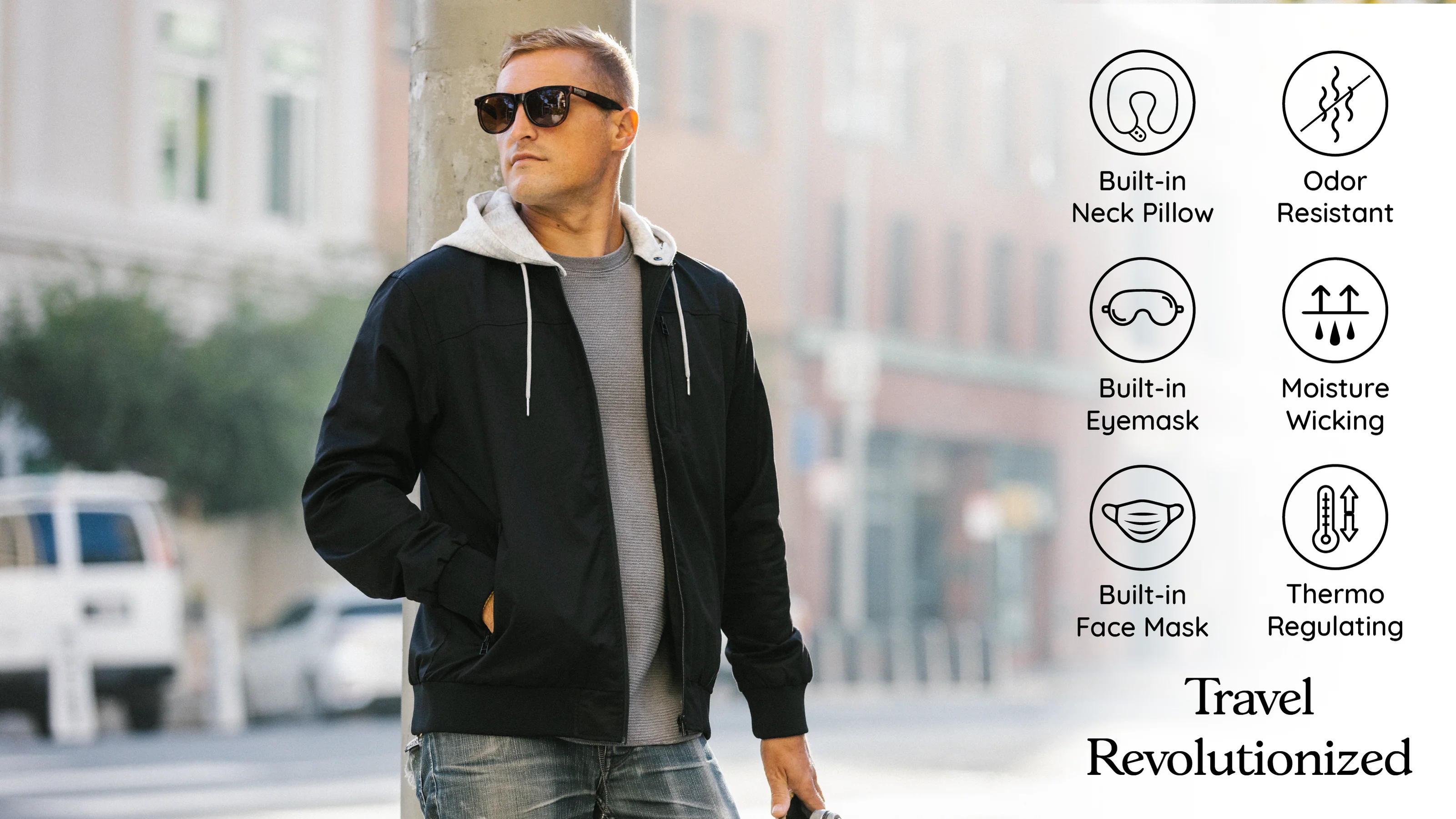 Baubax 3.0 Travel Jackets with 15 features